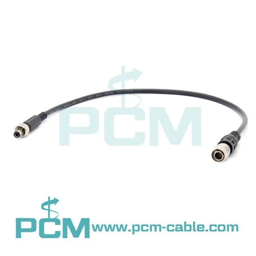 4-Pin Hirose Karlkyns Til 2,5mm Tunna DC Power Kapall