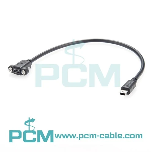 Lítil USB framlengingarsnúra fyrir spjaldfestingu