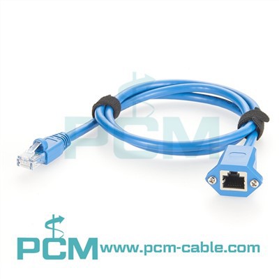 Cat6 framlengingarsnúra fyrir spjaldfestingu