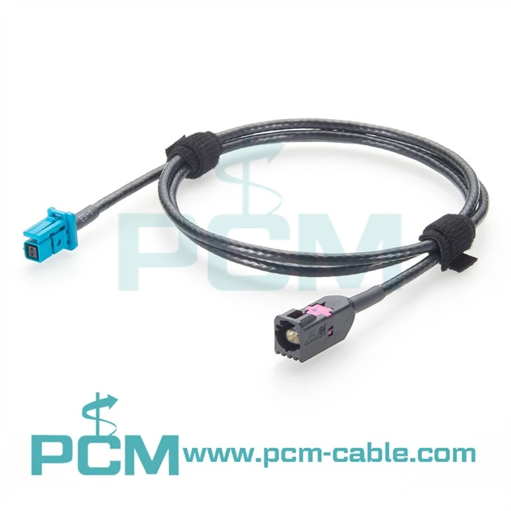 GEMnet male to MATEnet female automotive Ethernet cable using LEONI Dacar 686-3