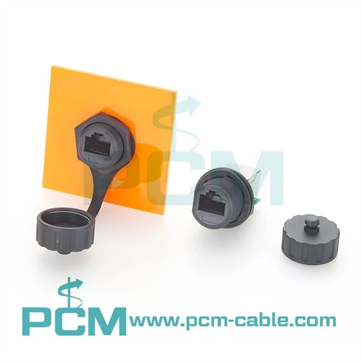 IP67 Waterproof Panel Mount Cat5e Ethernet Coupler Female To Female best